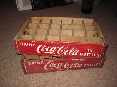 2-vintage-coca-cola-coke-bottle-pop-wood-crate-nr-1950s_170610801449